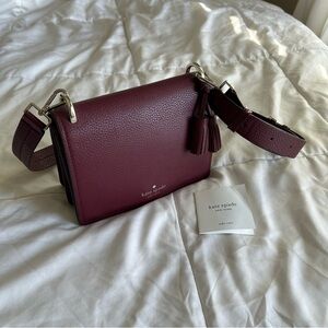SOLD Kate Spade Hayes
Medium Flap Crossbody
Bag Cherrywood